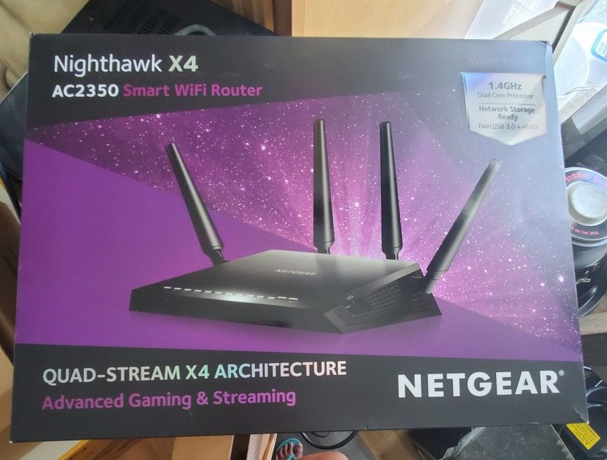 Nighthawk X4 Smart WiFi Router.
