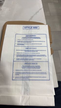 Mighty mm 8 vacuum bags