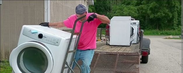 Dryer scrap metal