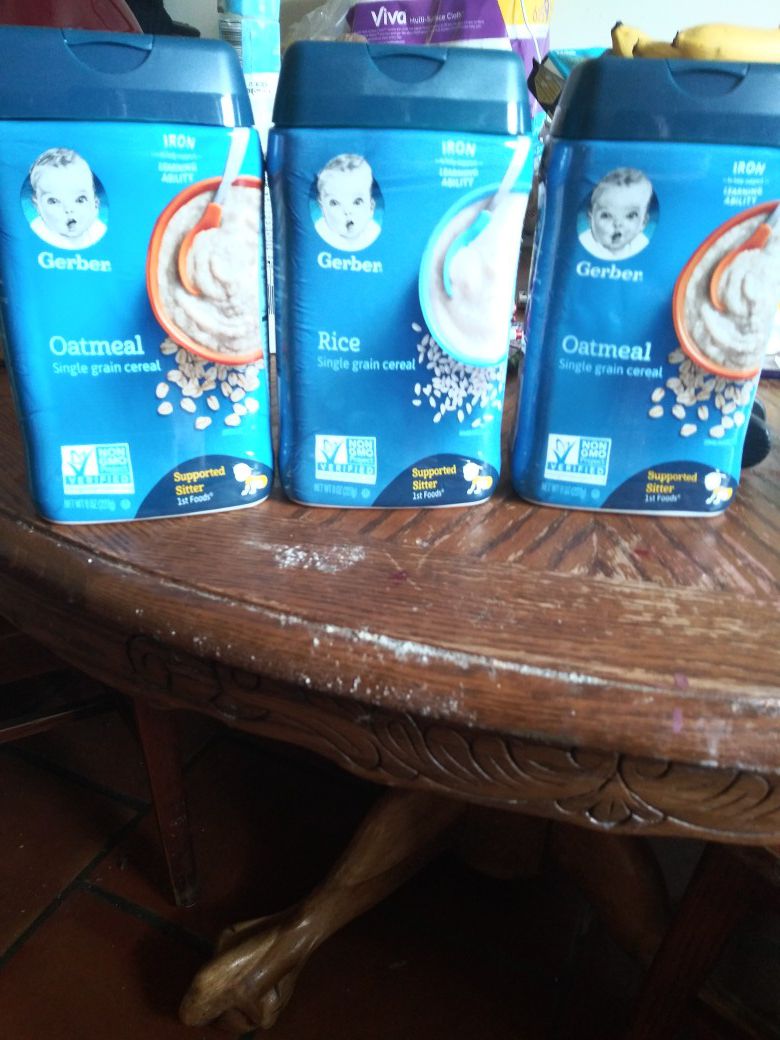 STILL AVAILABLE. Baby cereal free expires mar april may and june 2020