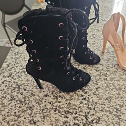 Black booties