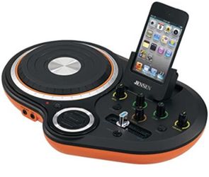 Jensen JDJ-500 DJ Scratch Mixer designed for smart phones and iPods