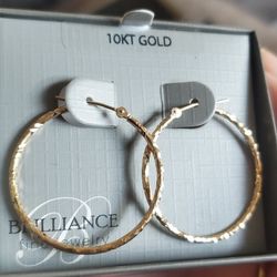 Gold Hoop Earrings 