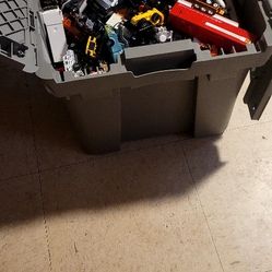 A Container Of Car Toys For All Ages
