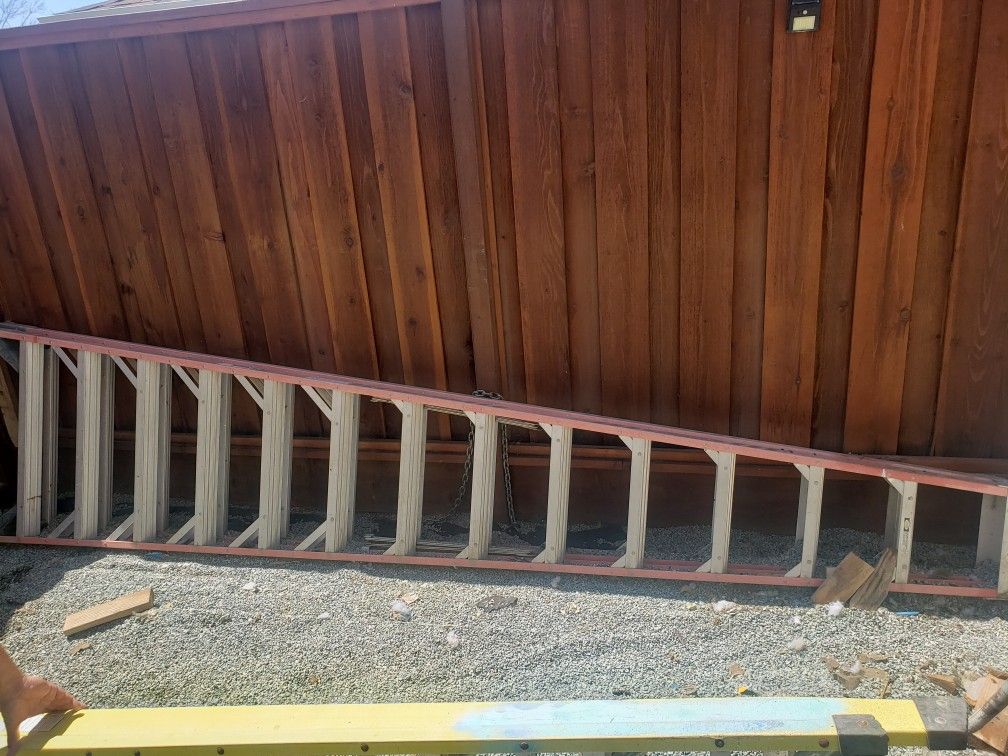 1 14ft Werner Brand Ladder 2 Sided