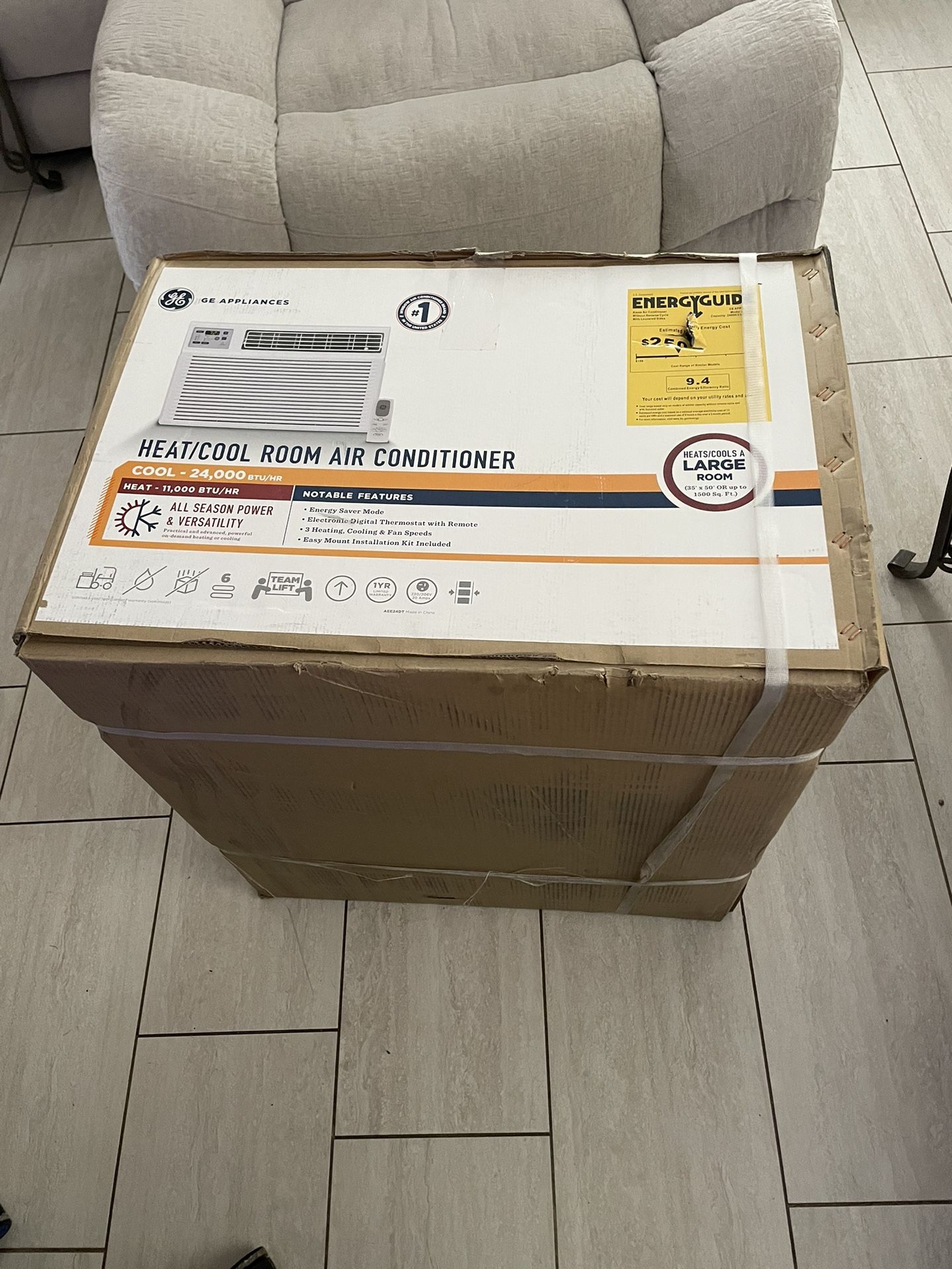 Air Conditioner Heat/Cool 64k BTU GE Brand From Conns