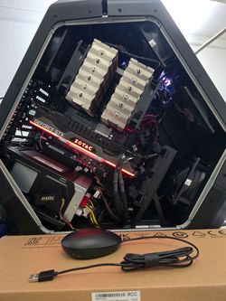 Gaming pc alienware area 51 r4 intel i7-7820x, gtx 1080 ti, 16 gb ram, nvme, hdd, wifi, kb & mouse