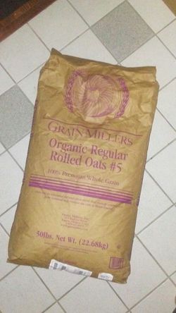 Organic Rolled Oats 50lb