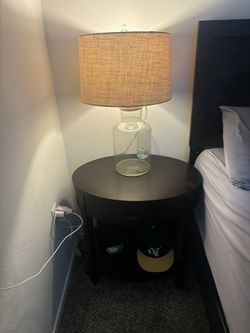 Nightstand With Lamps