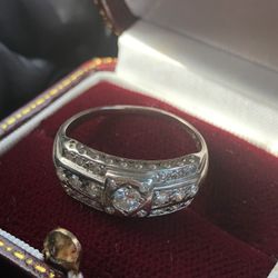 14k White Gold & Diamonds