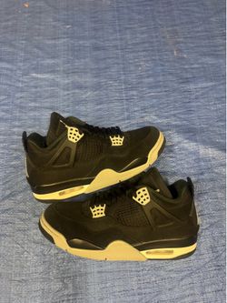 Jordan 4 black canvas