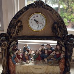 Last Supper  With The Clock Size 12x13 