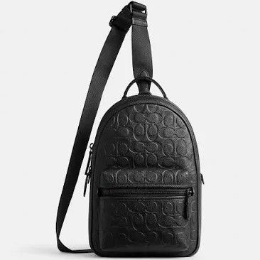 Cross Body Coach Charter Pebble Leather Bag