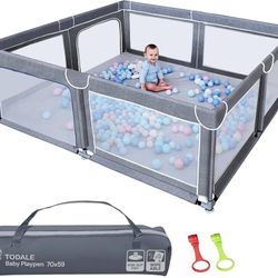 TODALE Playpen (79"x70")
