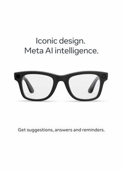 Ray-Ban Meta - Wayfarer (Gen 2) glasses with Meta Al, Audio, Photo, Video Compatibility