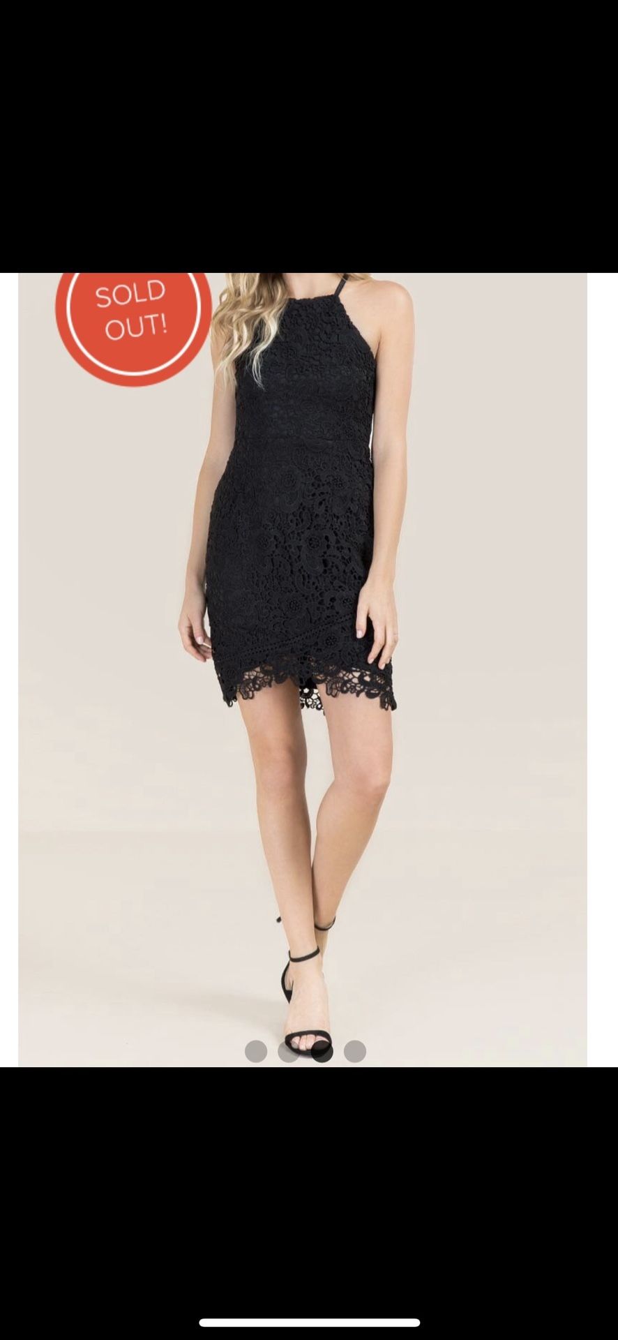 Black Lace Dress M