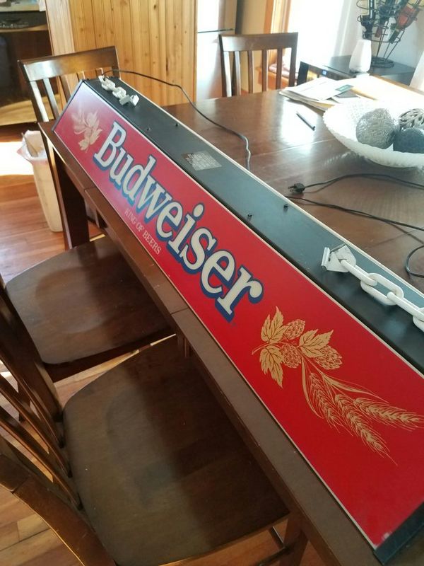 Budweiser Billiard Lights Home Ideas Budweiser Pool Table Light For In Belleville Wi Offerup