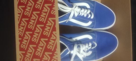 NEW Blue Vans