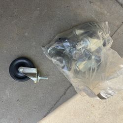 4 Rolling Wheels 2. With Break.