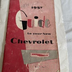 Original 1957 Chevrolet Owners Manual 