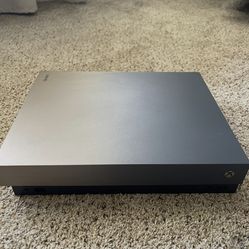 Xbox One X Gold Rush Special Edition 1TB Console + Controller