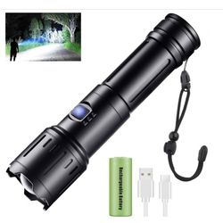 New Flashlights High Lumens Rechargeable, 990000 Lumen LED 