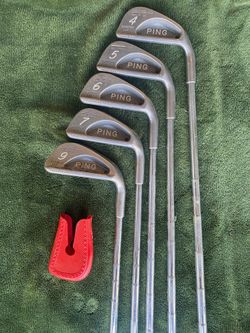 Golf Clubs Vintage PING Karsten III Iron Set (4, 5, 6, 7, 9) - Great Condition