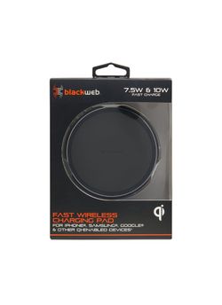 New Blackweb 10-watt Universal Wireless Charging Pad (Black)