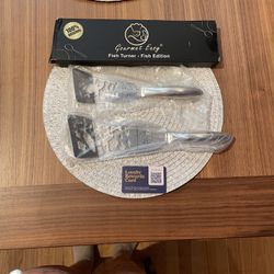 Stainless Steel Fish Spatula Set Of 2 