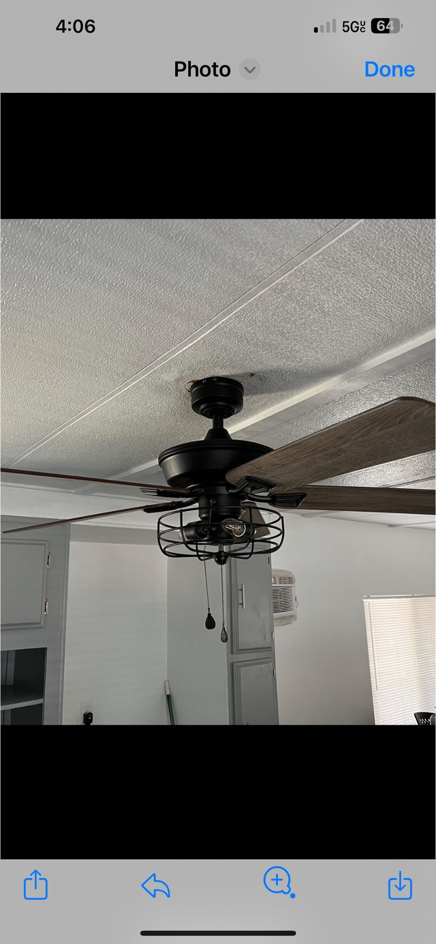 Harbor breeze 52” Fan. Almost New $75