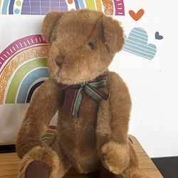 VINTAGE  WISHPETS “CARMEL” The BROWN TEDDY BEAR - 1997 And 20 INCHES