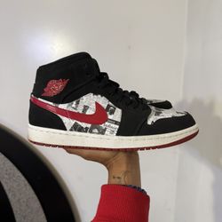 Jordan 1 mid Newspaper Air Times