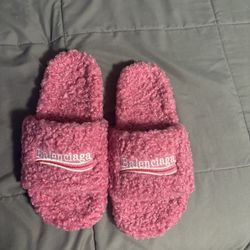 Pink Balenci Slides 