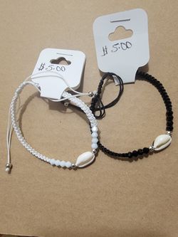 Shell bracelets
