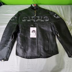*NEW* Leather Motorcycle Jacket