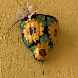 Beautiful wall vase decor