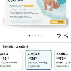 Pañales Size 4 La Caja Trae 148 Pañales En $20 El Precio Es Firme 