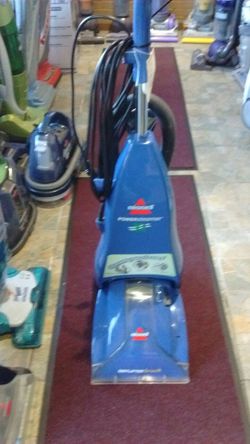 Bissell carpet cleaner powersteamer used
