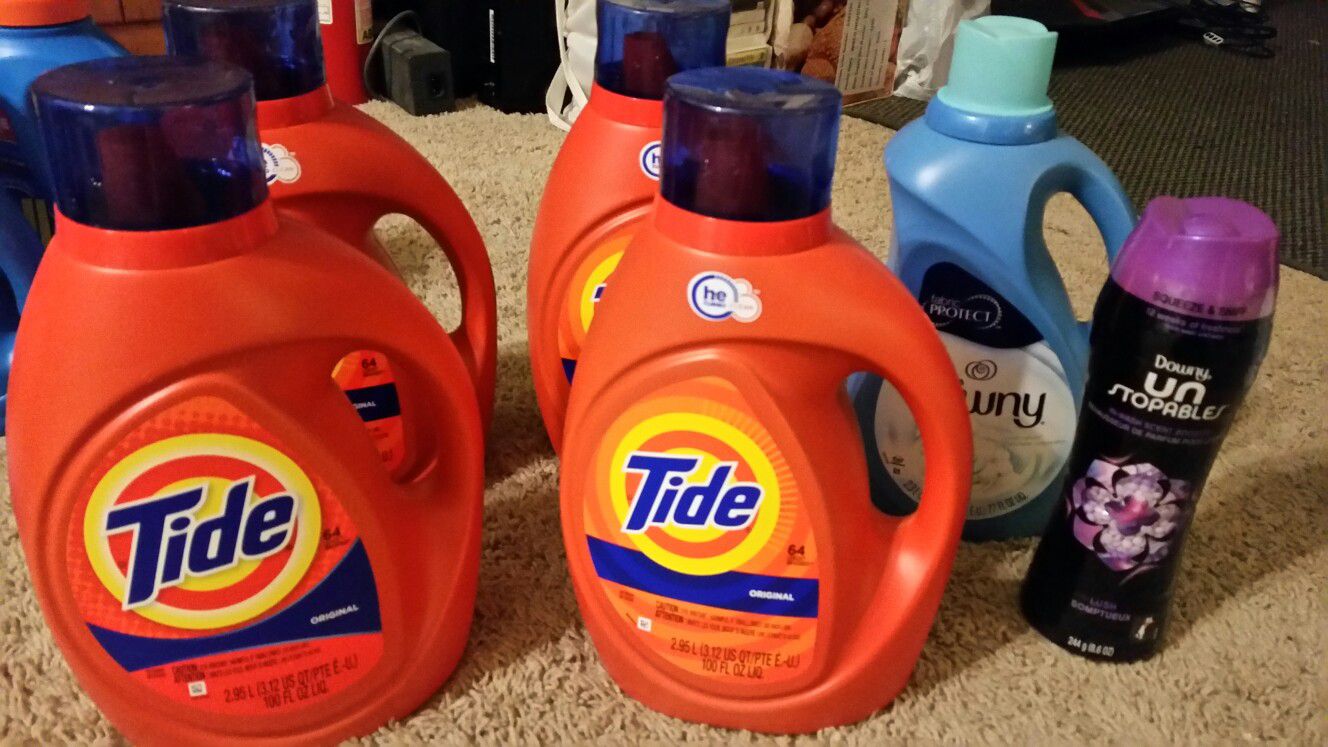 100 FL OZ Tide Liquid Laundry Detergent, Downy