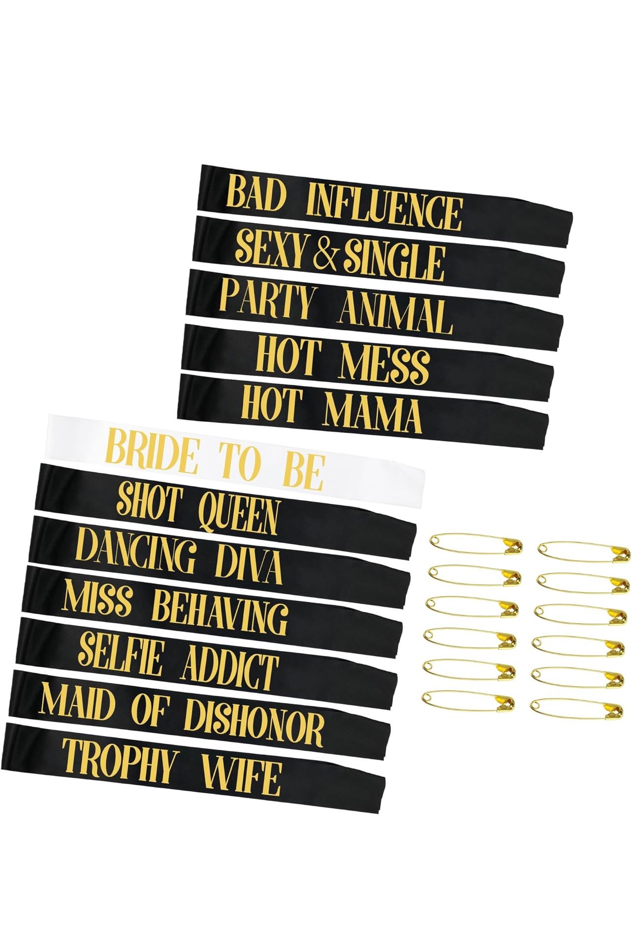 Bride Bridesmaid Sashes