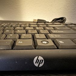 Genuine HP USB Wired PC Computer Keyboard Model SK-2085 Black