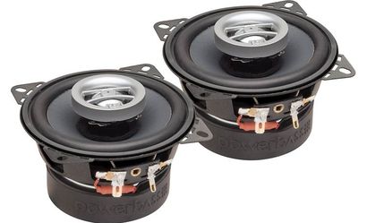 PowerBass OE-402 4" 2-way car speakers — designed to replace 2-ohm factory speakers