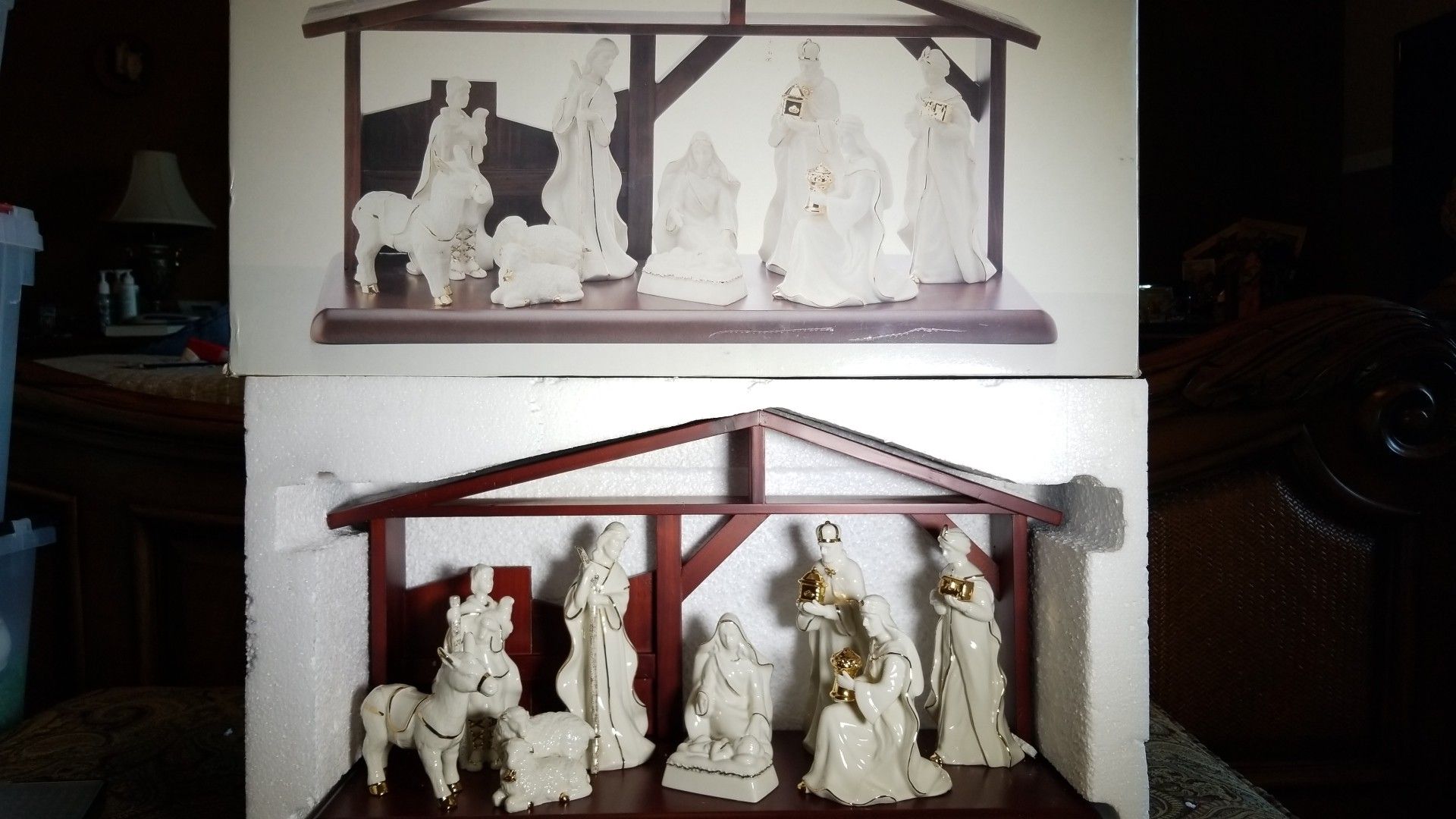 Mikasa Christmas Holiday Elegance Large Nativity Set FK001/931