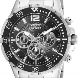 Invicta-16287 Means Specialty Watch Nice Silver New Battery