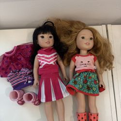 American Girl Doll Wellie Wishers - 2 for 1!