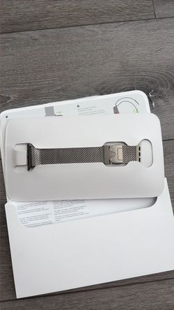 Natural titanium Milanese loop