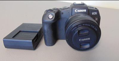 Canon eos rp with 50mm rf 1.8 and extras