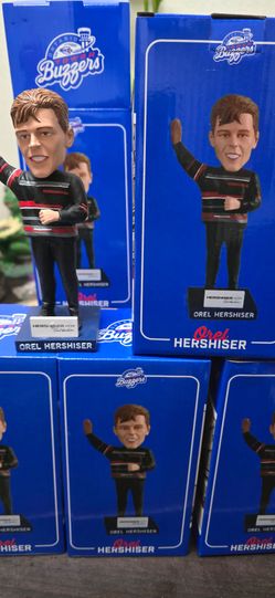 Orel Hershiser buzzers bobblehead