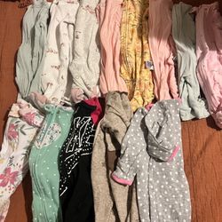 Newborn Sleepers And Fleece Swaddle Bundle 