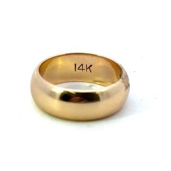 Woman’s Ladies 14k Yellow Gold Wedding Band Ring Size 5 GP3100164